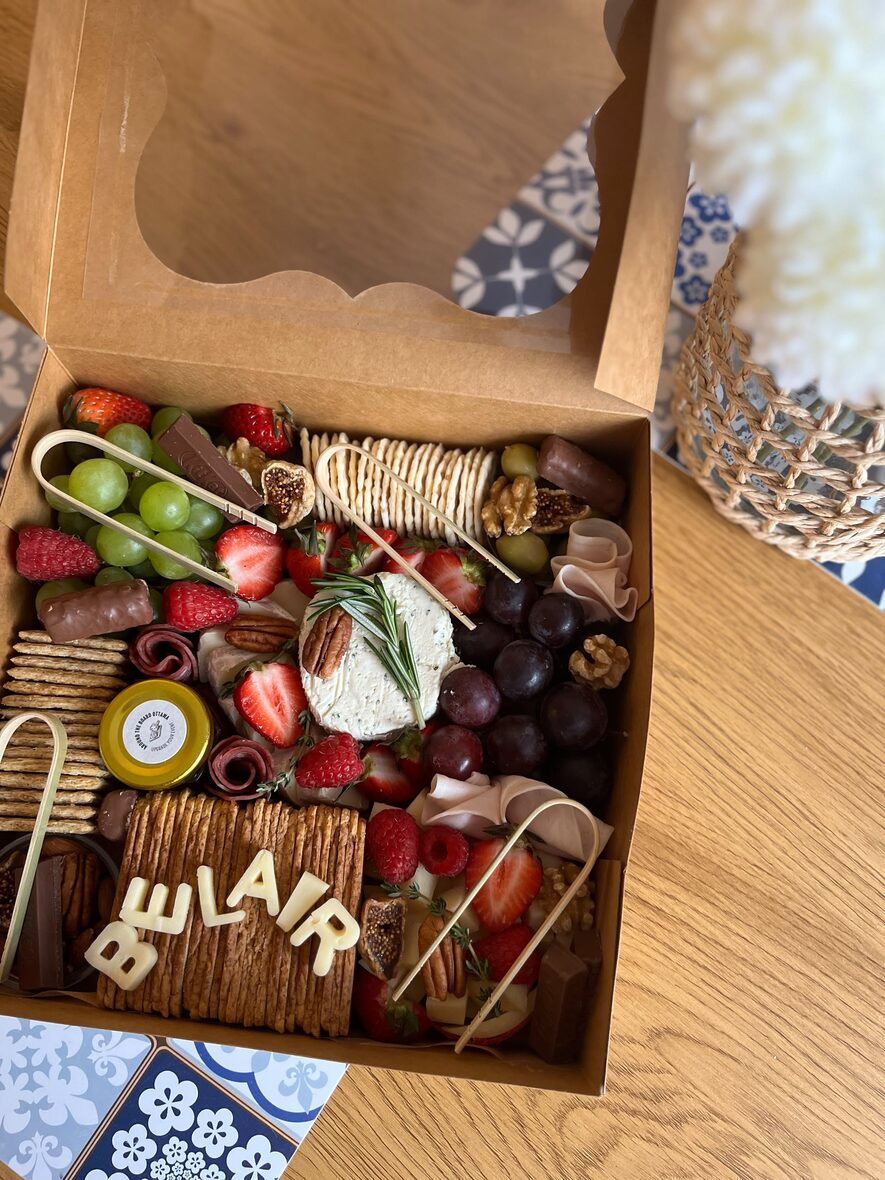 Large branded grazing box packaged for pickup or delivery in Ottawa-Gatineau